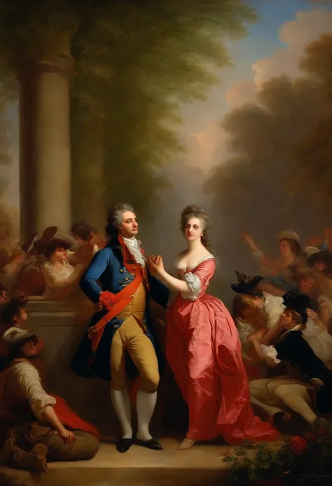 Romantic French Revolution Painting