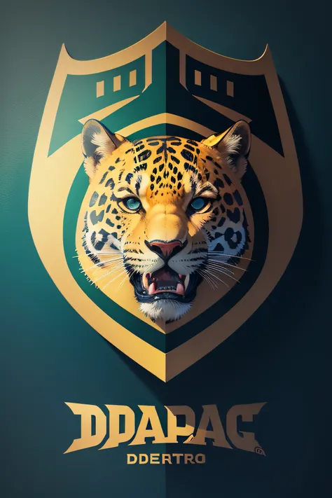 Logo deportivo  de Jaguar dentro de un escudo