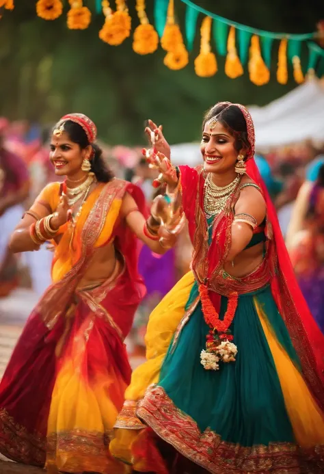 (best quality,4k,8k,highres,masterpiece:1.2),vibrant colors,colorful scene,celebration,joyful atmosphere,dancing people,playful vibe,Holi festival,Hindu tradition,powdered colors,splash of colors,happy individuals,traditional clothing,folk music,lively cro...