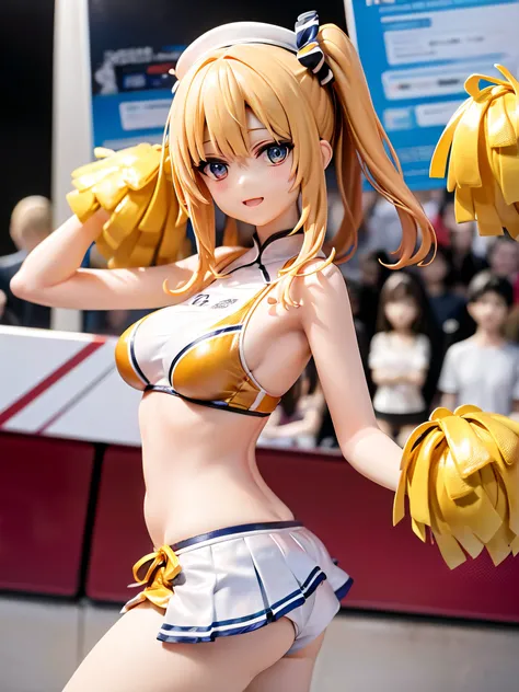 （Super lascivious cheerleader:1.3）、(Outside the stadium:1.0)、(tiny chest:1.1)、extremely delicate and beautiful,visual impact, grow,The ultra -The high-definition, Raw photography, top-quality, hight resolution, (​masterpiece), (Photorealsitic:1.4), Anime C...