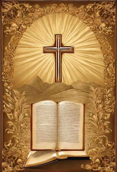 "Por favor, create a high-definition image of the Holy Bible that captures the reverence and spiritual significance of this holy book. The image should convey the historical and religious importance of the Bible, apresentando-a de forma digna e respeitosa....