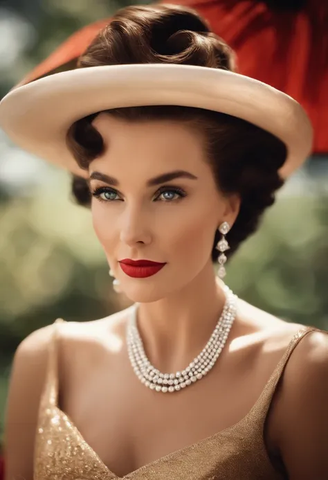 mulher loira parecida com a AUDREY HEPBURN e a marilyn monroe ultra realista Bijoux de Charme