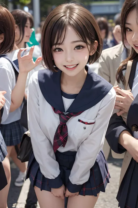 Pubic hair grows、Smile full of happiness、During sex、、、Panting face、Lacking、After being attacked、school girl outfit(Plaid miniskirt)、a sailor suit、Sweating、Expression in a state of excitement、short-hair、eye glass