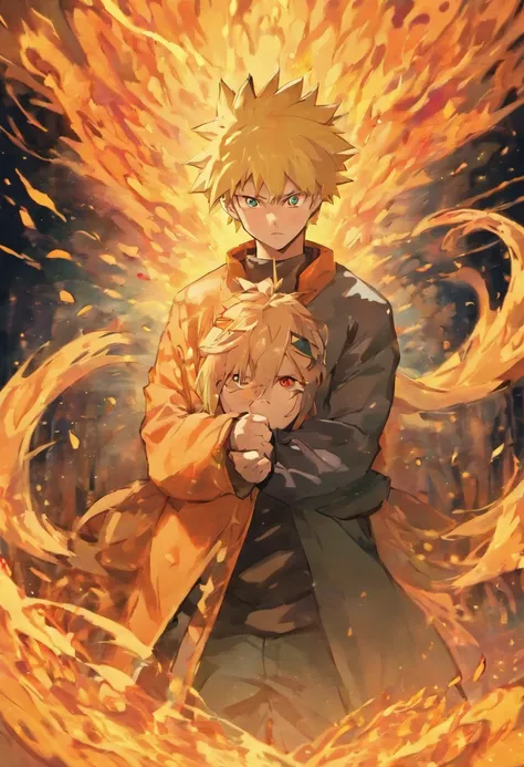 Naruto and kurama