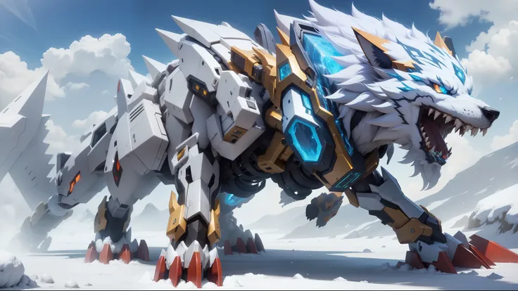 Zoid Digimon wolf elemental fire, Skill power fire