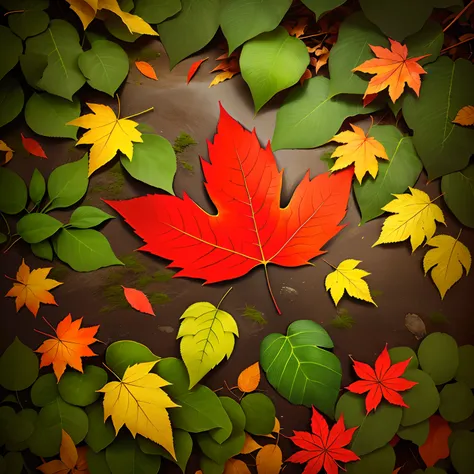 Cute leaves，Beautiful leaves