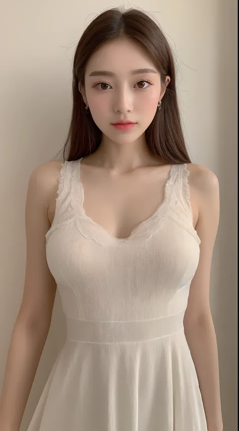 ((Best Quality, 8K, Masterpiece: 1.3)), 1girl, Slim Abs Beauty: 1.3, (Hairstyle Casual, Big Breasts: 1.2), Dress: 1.1, Super Fine Face, Delicate Eyes, Double Eyelids, Home