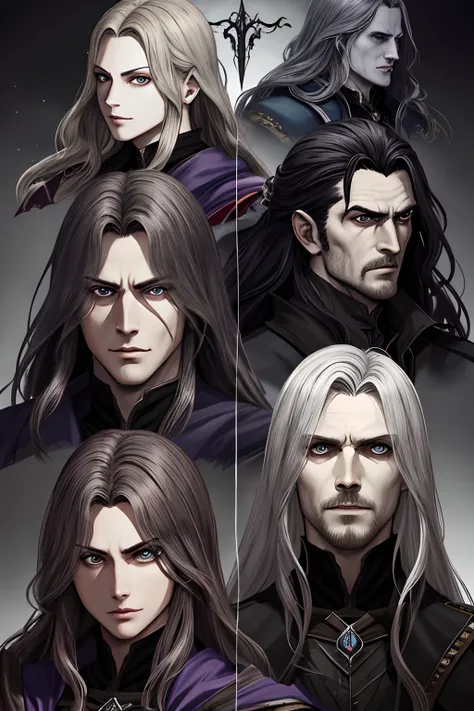 Castlevania Lord of the shadows hyper realistic super detailed Faces correct proportions super detailed