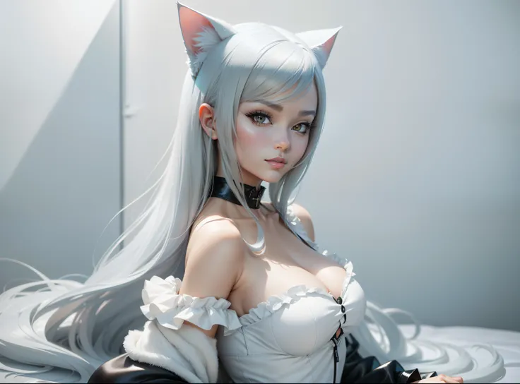 a close up of a woman in a cat suit posing for a picture, seductive anime girls, extremely detailed art germ, Model IG | Art germ, art-style, Fanart Meilleure ArtStation, Art germ on ArtStation Pixiv, beautiful and seductive anime woman, Art germ. anime il...