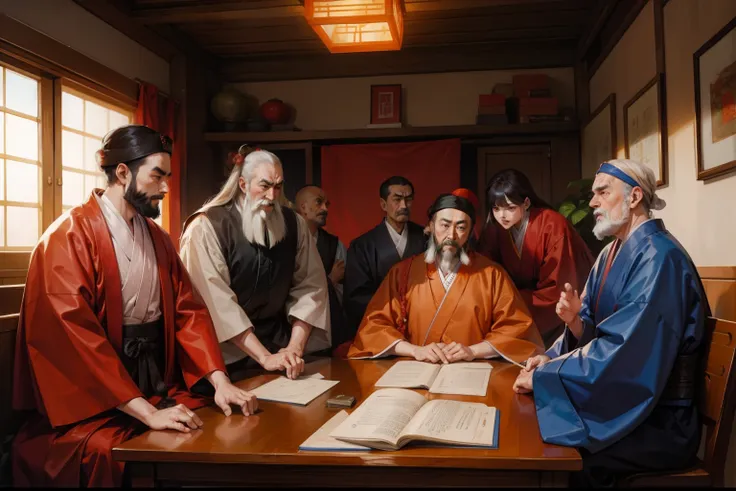 Confucius and disciples