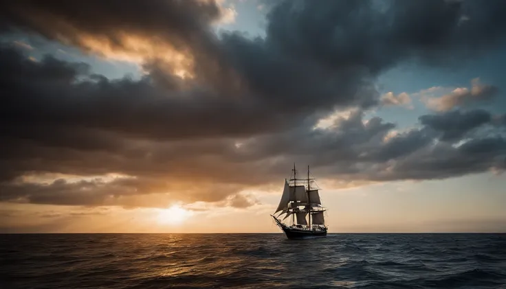 "( (8k:1.27), Qualidade Superior, master part, Ultra high resolution:1.2) of a dramatic scene: um velho barco naufragado enfrentando o mar aberto muito agitado, carregando afro (apavorado) Povo (Homens, mulher, childrens) a bordo, capturado de um (Dramatic...