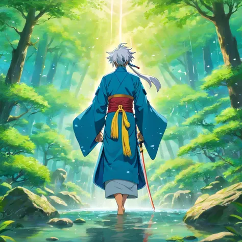 Shogun Raiden, in nature, inazuma, Soaked