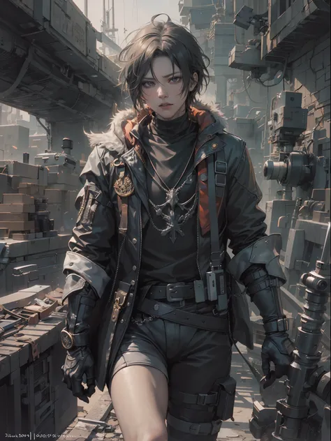 Final Fantasy, clive rosfield,, abs, badass pose, Chico de anime en una cama con las manos en la cabeza, Hermosa pose de anime, Anime hombre guapo, Personaje masculino de anime, Badass Anime 8K, Arte detallado del personaje de anime, Concepto de anime HDR ...