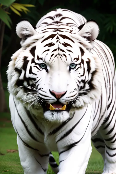 The white tiger form is one of the four sacred beasts in traditional Chinese culture，It is usually depicted as a huge and majestic white tiger。The following is a detailed description of the appearance and posture of the white tiger：

1. Appearance：The whit...