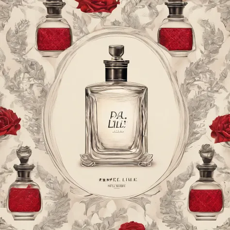 logotipo "perfumes da li" To put in as default profile on Instagram. the profile picture is not a person.