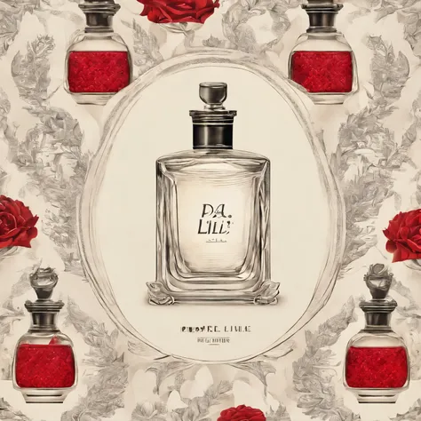 logotipo "perfumes da li" To put in as default profile on Instagram. the profile picture is not a person.