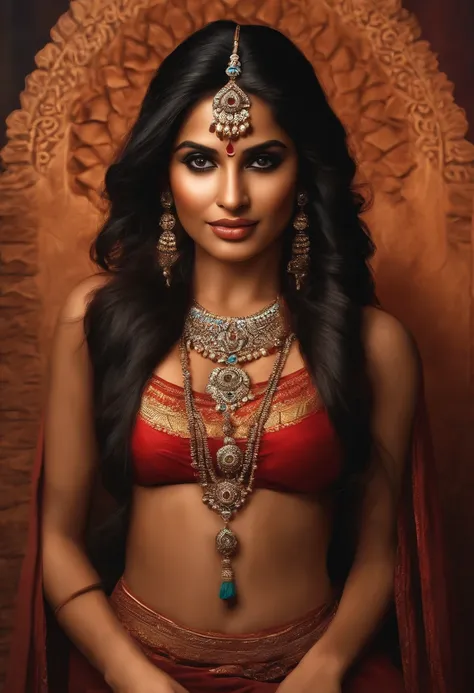 Sexy naked girl indian, 8k , ultra realistic