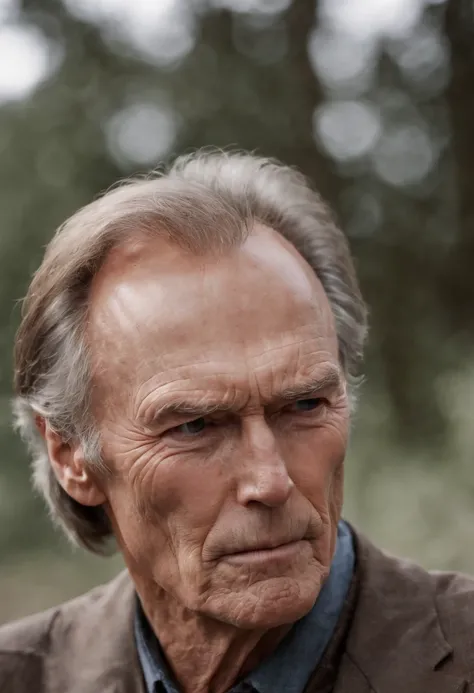 Clint eastwood with an eyepatch