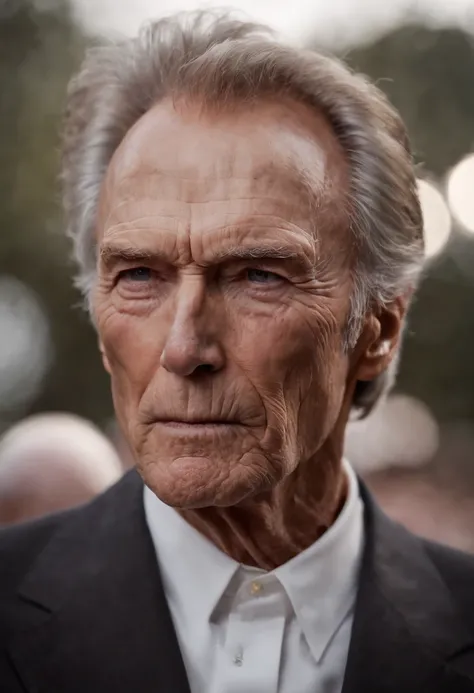 Clint eastwood with an eyepatch