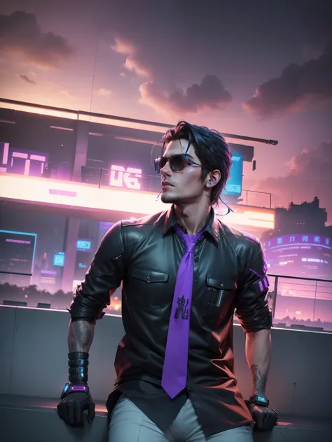 Change background to cyberpunk handsome boy, realistic face, 8k, ultra realistic