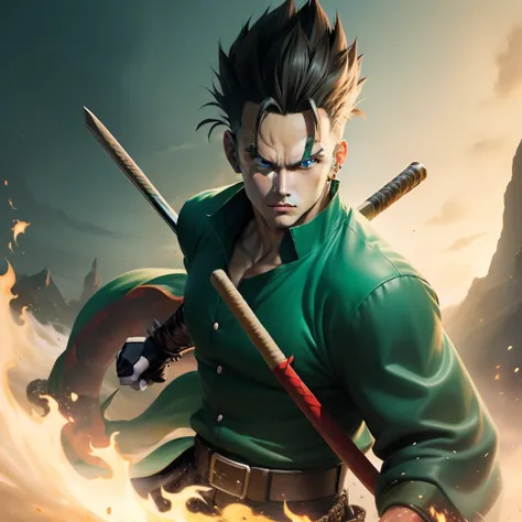 Roronoa zoro dragon ball version