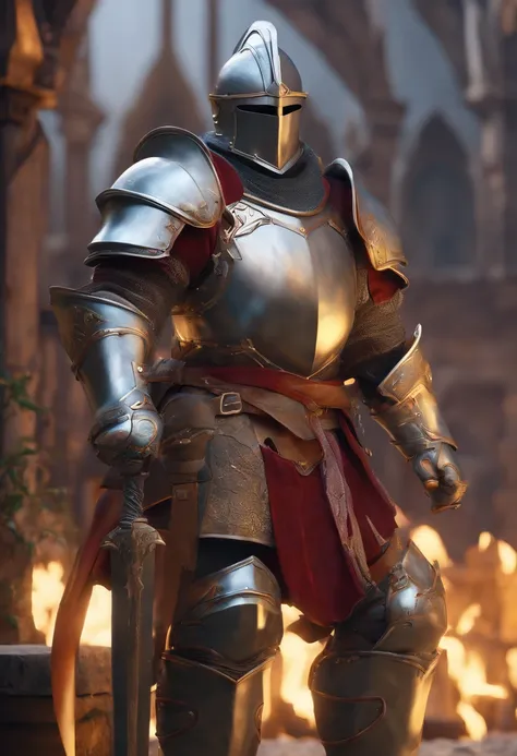 knight, metal armor, sexy, beautiful, thick thighs, big butt, booty, ass, bent over, squat, squatting, behind, muscular, medieval