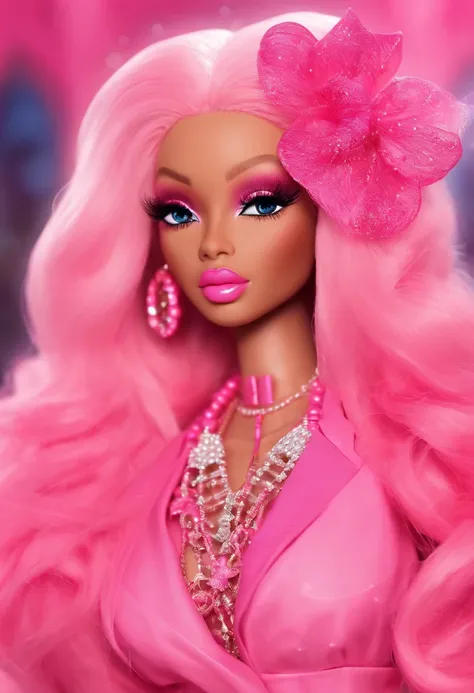 nicki minaj pink friday  harajaku barbie in  anime style