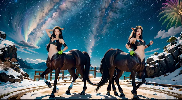 In the beautiful illustration of this super-grand scene，The ultra-distant lens shows us（Over eight unique centaur characters：9.9），They all have their own characteristics，Vivid and interesting。Radiant from the heavens（angelicales：6.6）Like centaurs、To nightm...