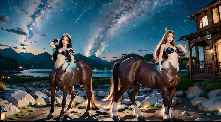 In the beautiful illustration of this super-grand scene，The ultra-distant lens shows us（Over eight unique centaur characters：9.9），They all have their own characteristics，Vivid and interesting。Radiant from the heavens（angelicales：6.6）Like centaurs、To nightm...