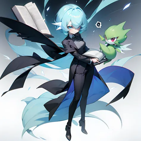 Woman in suit．fullbody image、without background、I have a book monster in my hands、Bilibili、gardevoir、The Encyclopedia of Six Laws、law、Utter the spirit of the word