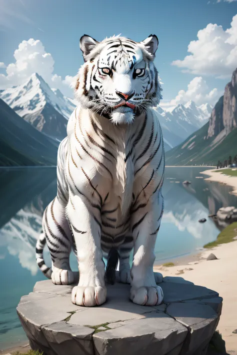 Mountain and Sea Sutra，the white tiger，Cultural creativity