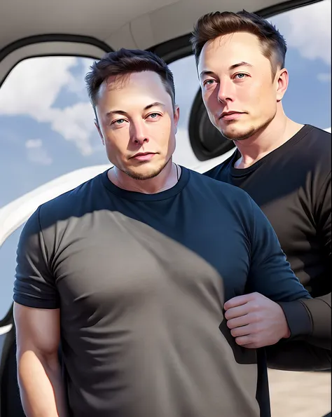 (best quality,photorealistic:1.37),Elon Musk,viewer,glasses,confident expression,detailed features,well-groomed hair,modern suit,stylish tie,innovative background,technological atmosphere,professional lighting,vivid colors,sharp focus