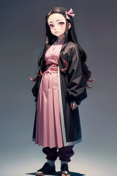 Nezuko from demon slayer anime standing still