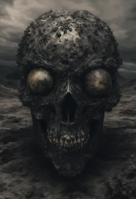 (stable diffusion prompt) eyes covered in tumors, standing in a wasteland, above, decaying, tumor-covered, dense eyeballs, green sky, (best quality, 4k, highres, masterpiece:1.2), ultra-detailed, (realistic, photorealistic, photo-realistic:1.37), surrealis...