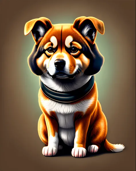 Cartoon bad dog shiba inu mix star wars Darth Vader