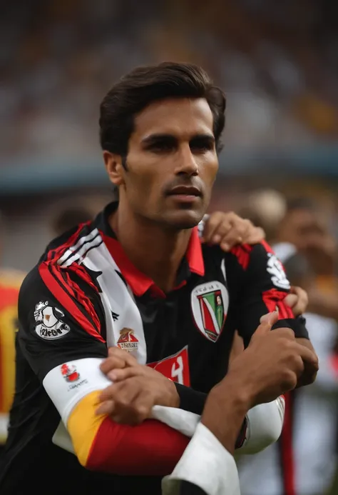 padre com camisa do vasco de futebol