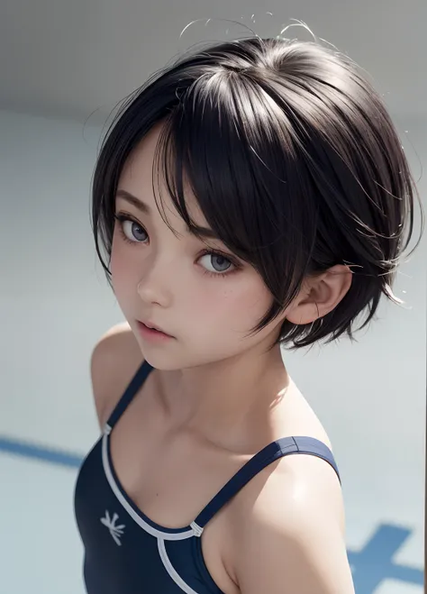 8K,top-quality,Real Image,intricate detailes,超A high resolution,Depth Field,masuter piece,natural soft light,profetional lighting,1 girl in,(cute little:1.2),Very beautiful 17 year old cartoon girl, photorealistic anime girl render, realistic anime 3 d sty...