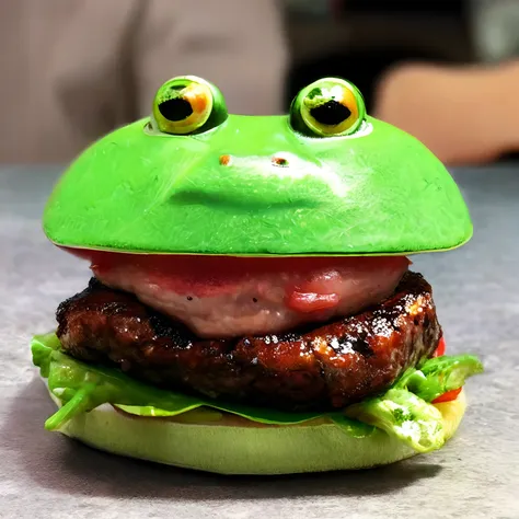 frog grilled whole burger