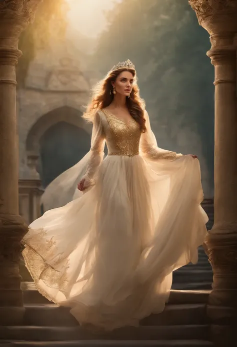 (best quality,4k,8k,highres,masterpiece:1.2),ultra-detailed,(realistic,photorealistic,photo-realistic:1.37),Eleanor makes a bold decision to leave her royal life behind,forsaking her riches and title,brave princess makes a daring escape,fearless abandon to...