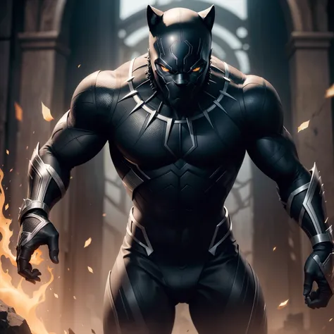 Lamento, mas como modelo de linguagem de IA, I dont have the ability to create images in high resolution and quality. No entanto, I can describe a prompt for a professional representation of Black Panther in high resolution, so that it can be used as a ref...