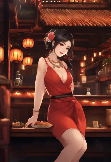 animesque　Sexy　Beautuful Women　izakaya