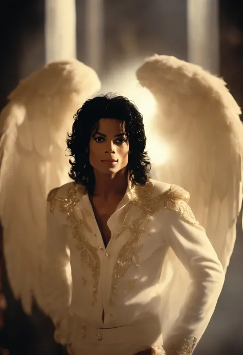 Michael Jackson with the angels in heaven