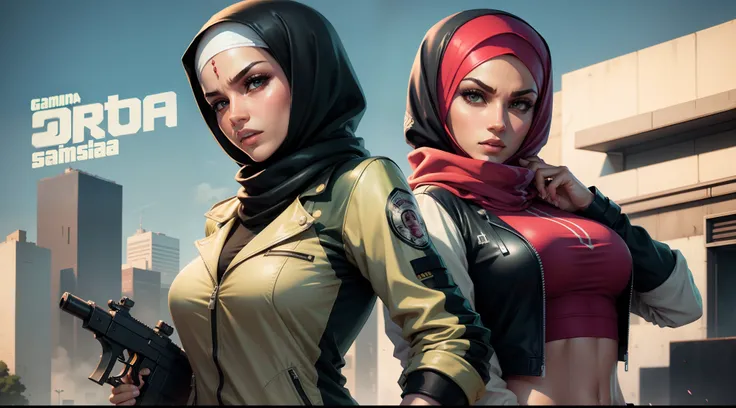 gta style,gta loading,hijab women