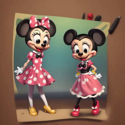 Minnie cartoon desenho