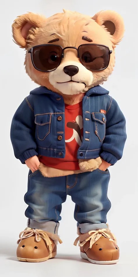 Cute teddy bear street wear