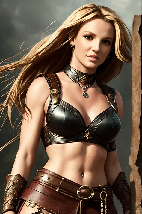 britney spears as Xena - the Queen of Warriors, cinematic, details