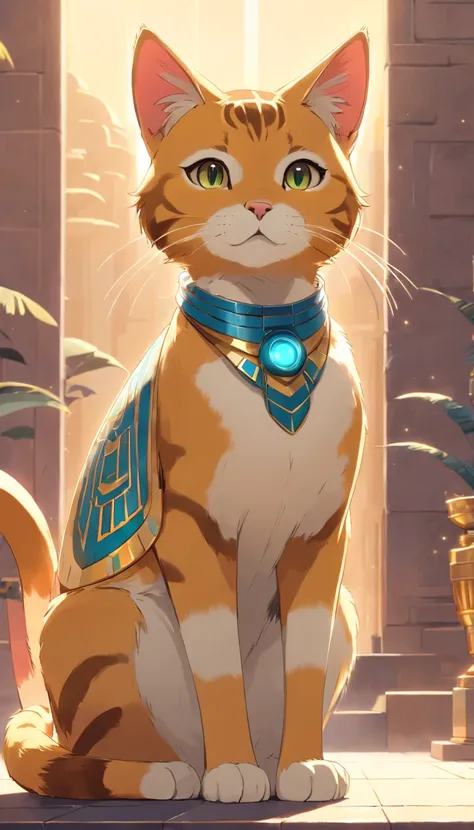 Cute robot cat that looks like an Egyptian cat