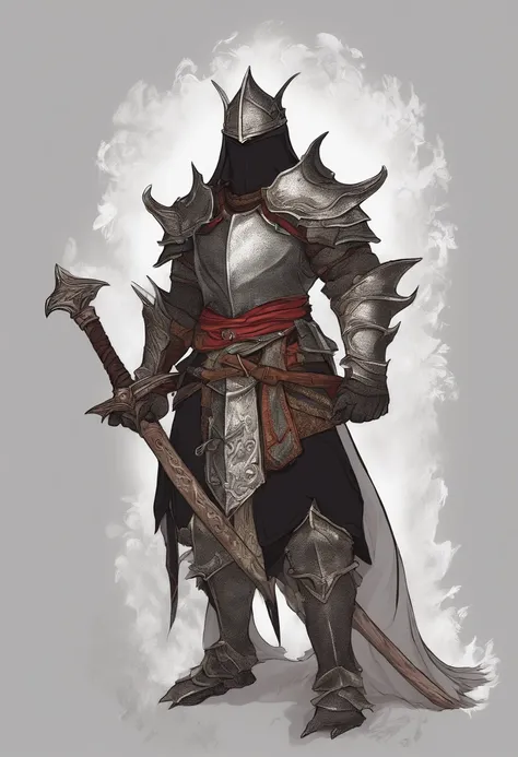 knight lord of dragons, armadura preta, roupa branca