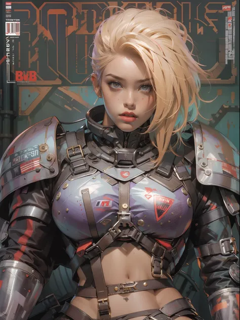 (((woman))), (((best qualityer))), (((tmasterpiece))), (((AS-Adult))), (((1girll))), ((( Bob Hairstyles ))), A 25-year-old cyberpunk gladiator with a perfect body, Shoulder pads with metal spines, Brooklyn gladiolus, (( Bob Hairstyles )), Small leather pan...