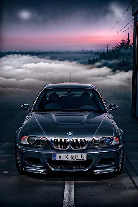 arafed view of a blue bmw car driving on a road, edited, composite, bmw, f / 1 1. 0, a wide full shot, front profile shot, “2019...